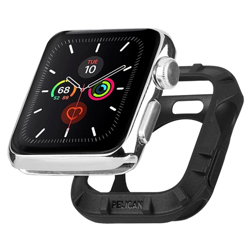 WatchBand and Bumper for Apple Watch 38-40mm Series 1-6 and SE - Black - Image 2