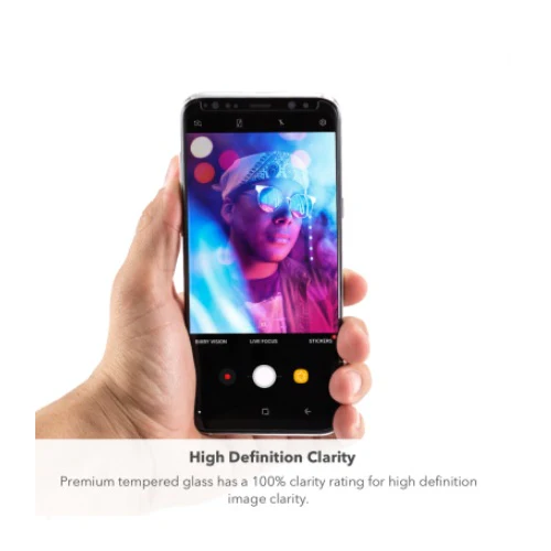 Zagg InvisibleShield Tempered Glass Curve Elite Samsung Galaxy S9 Plus - Image 4