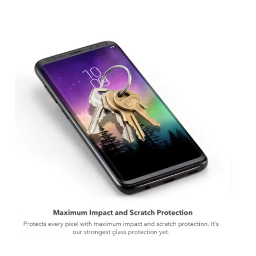Zagg InvisibleShield Tempered Glass Curve Elite Samsung Galaxy S9 Plus - Image 6