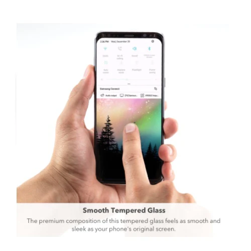 Zagg InvisibleShield Tempered Glass Curve Elite Samsung Galaxy S9 Plus - Image 8