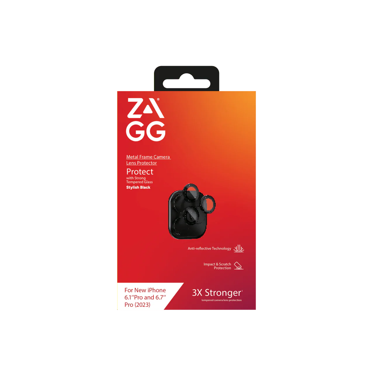 Zagg Premium iPhone Camera Lens Protector iPhone 15 Pro and 15 Pro Max - Black - Image 2