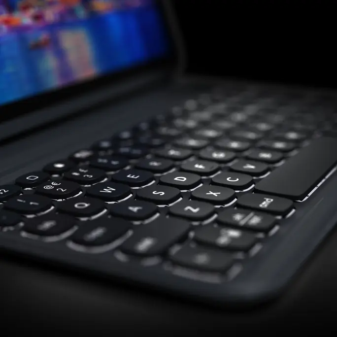 ZAGG ProKeys Detachable Case & Wless Keyboard Trackpad iPad Air 13 & Pro 12.9 3rd - 6th Gen- Black - Image 12