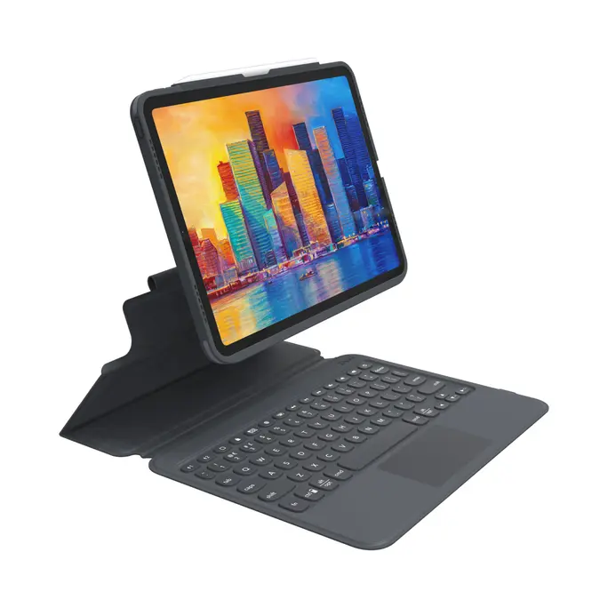 ZAGG ProKeys Detachable Case & Wless Keyboard Trackpad iPad Air 13 & Pro 12.9 3rd - 6th Gen- Black - Image 2