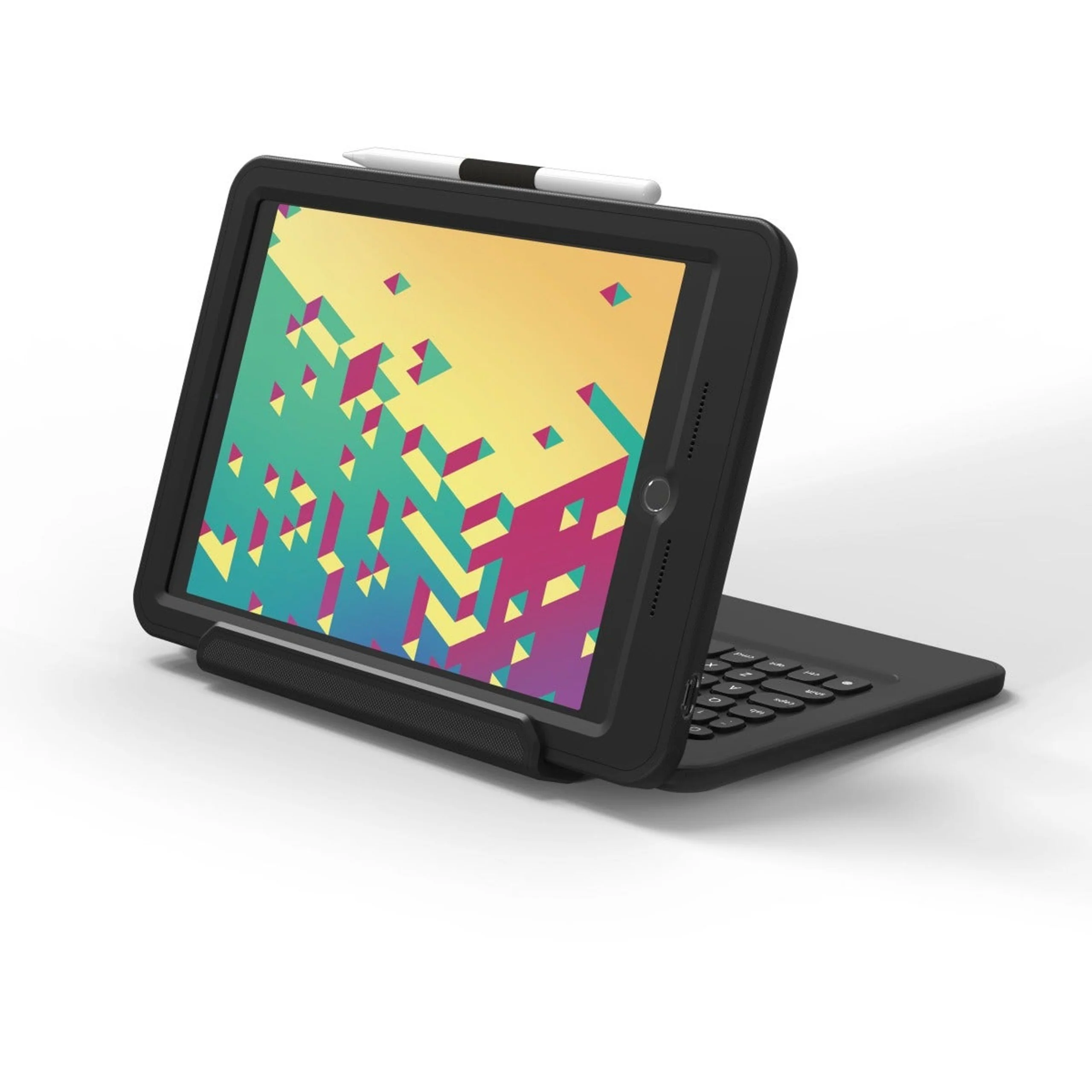 ZAGG Rugged Pro Connect Detachable Case & Keyboard for iPad 7th 8th 9th 10.2 - Black - Image 4