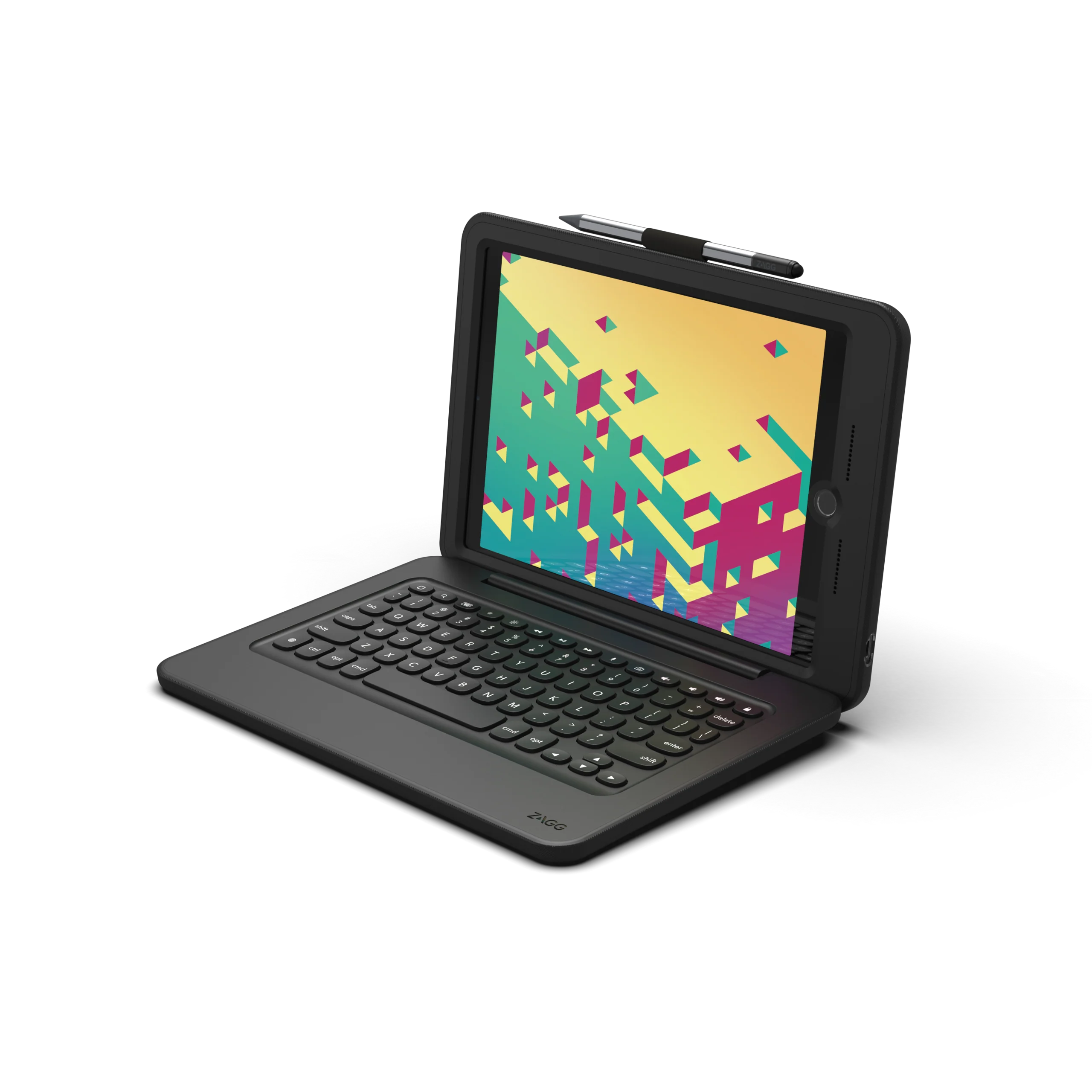 ZAGG Rugged Pro Connect Detachable Case & Keyboard for iPad 7th 8th 9th 10.2 - Black - Image 6