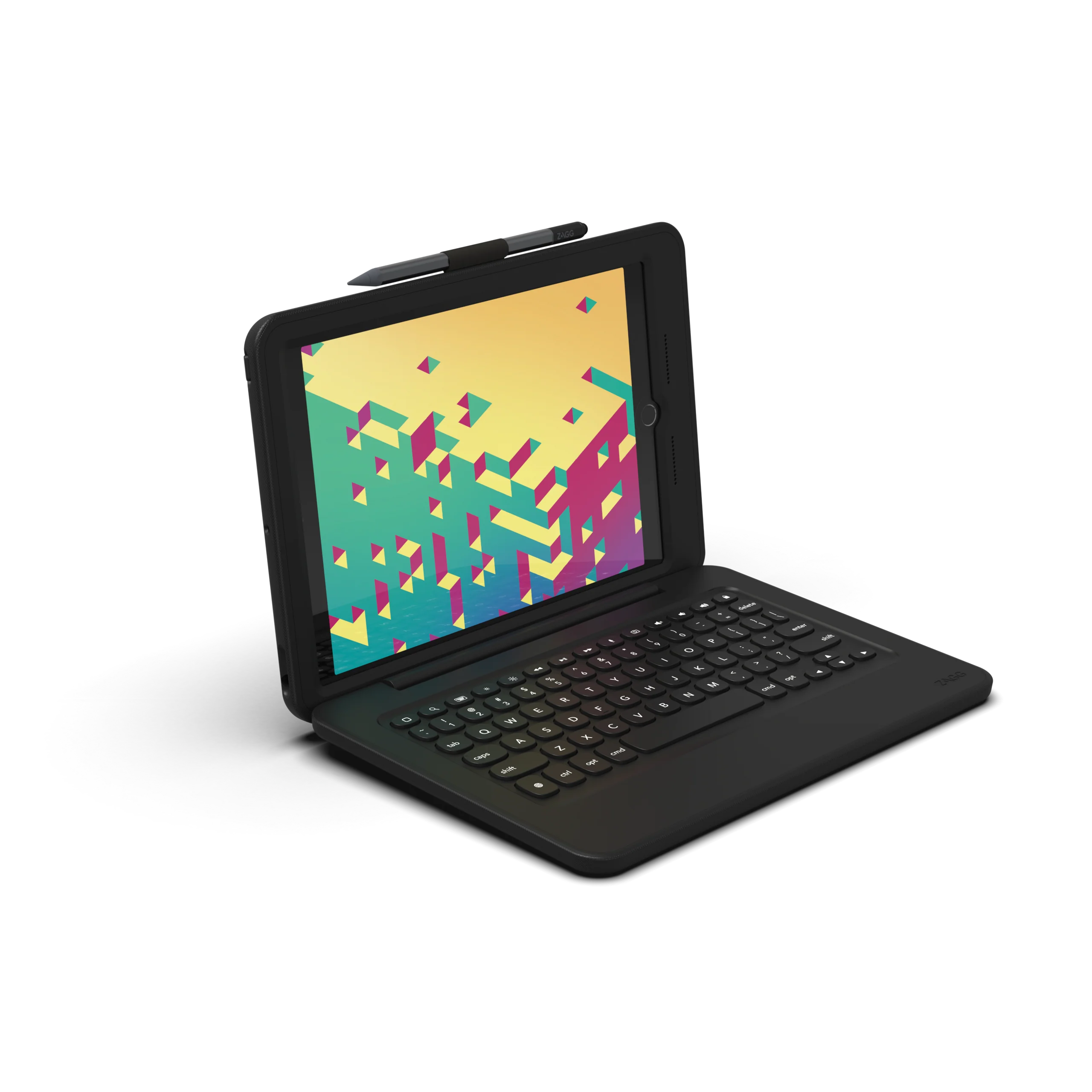 ZAGG Rugged Pro Connect Detachable Case & Keyboard for iPad 7th 8th 9th 10.2 - Black - Image 7