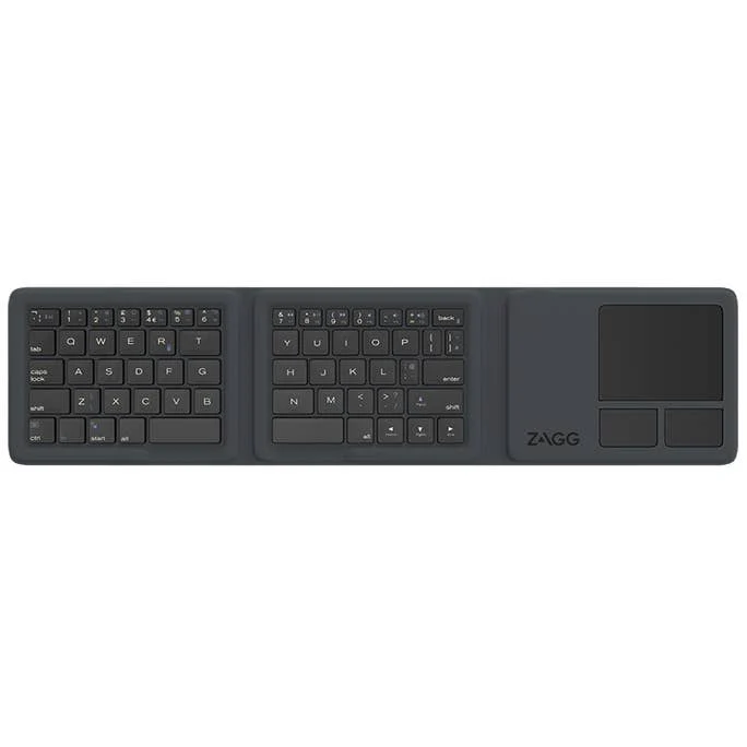 Zagg Tri Fold Bluetooth Full Size Foldable Keyboard & Touchpad - Image 4