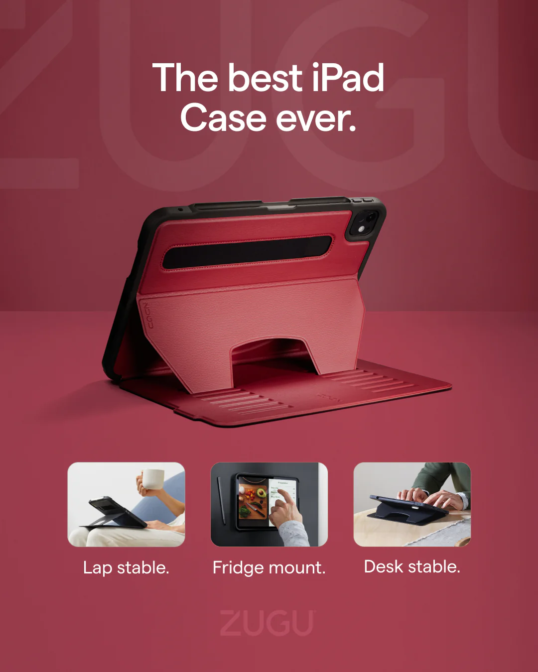 Zugu Case For iPad Pro 13 M4 / M5 - Red - Image 6