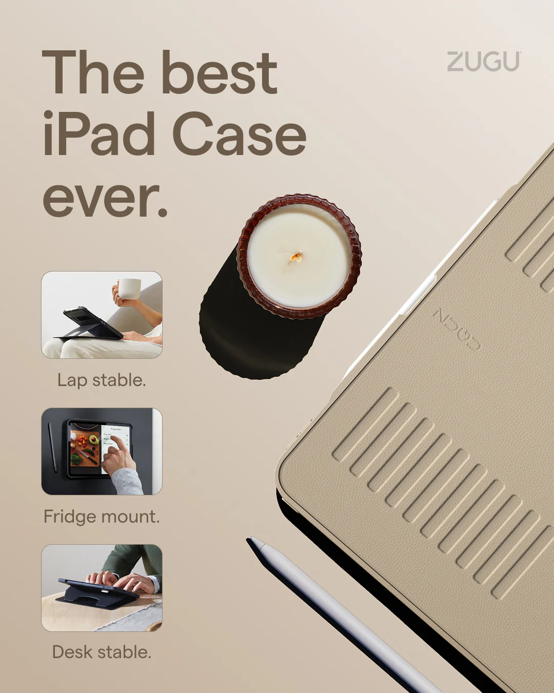 Zugu Case For iPad Pro 13 M4 / M5 - Sand - Image 7