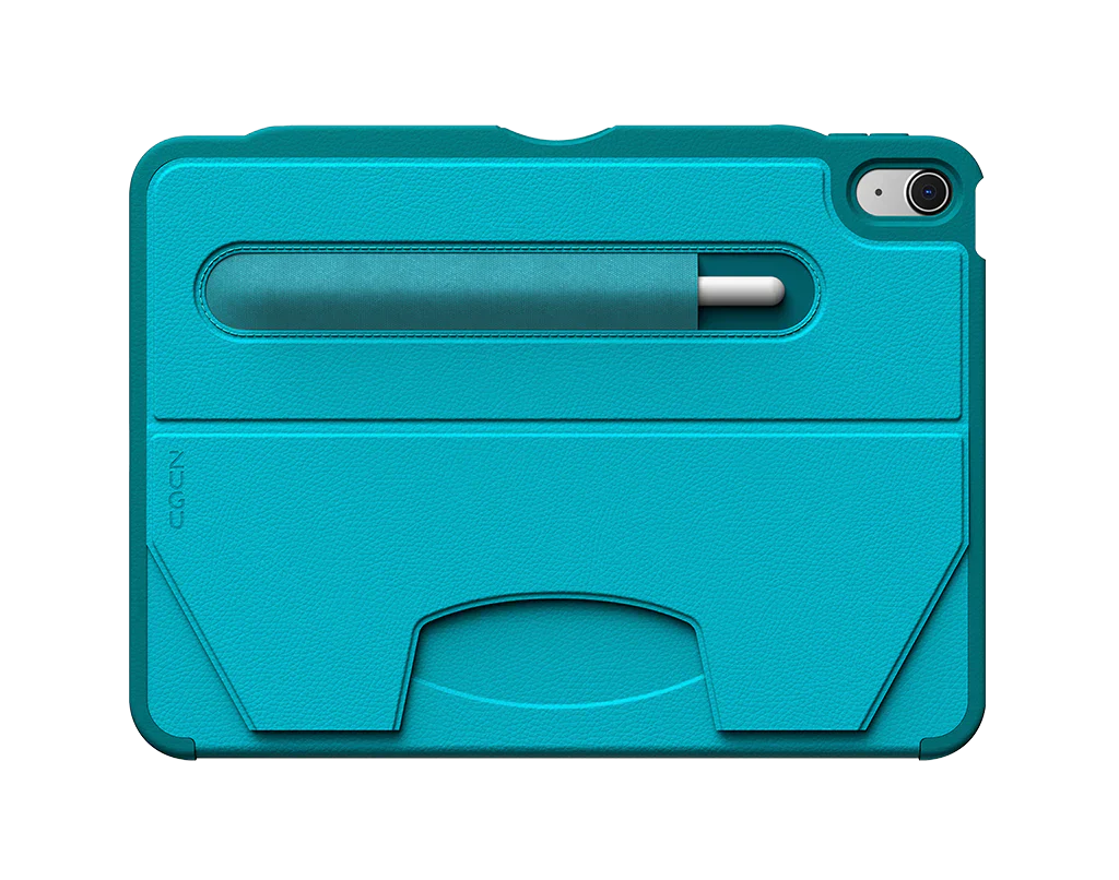 Zugu iPad Folio Case for iPad Air 11" M2 / M3 / M4 & Air 4th/5th - Aqua Teal - Image 4