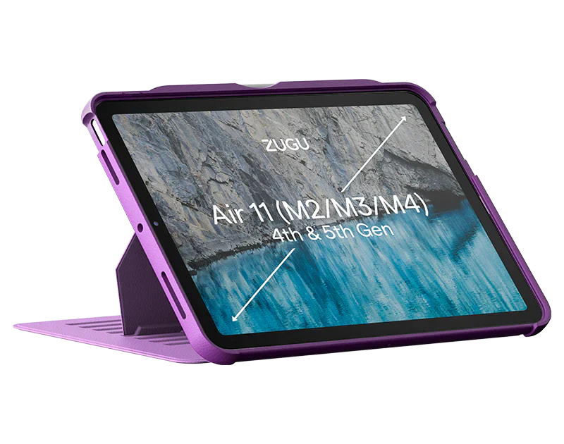 Zugu iPad Folio Case for iPad Air 11" M2 / M3 / M4 & Air 4th/5th - Nova Purple - Image 2
