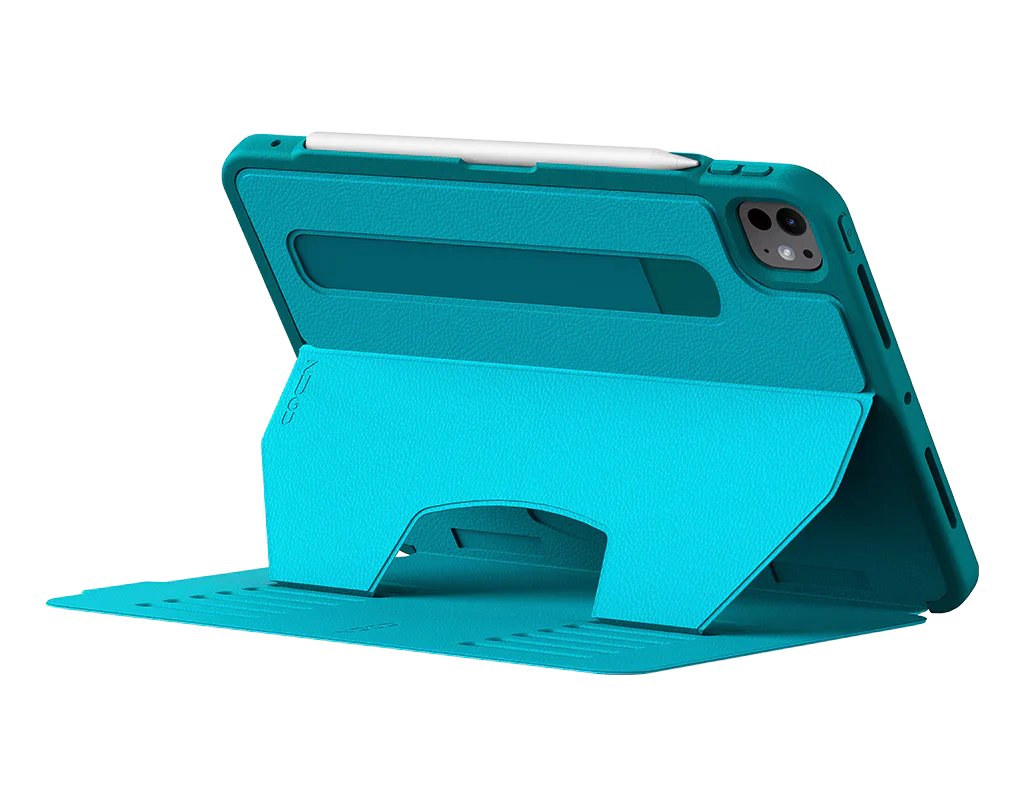Zugu iPad Folio Case for iPad Pro 11 M4 / M5 - Aqua Teal - Image 2