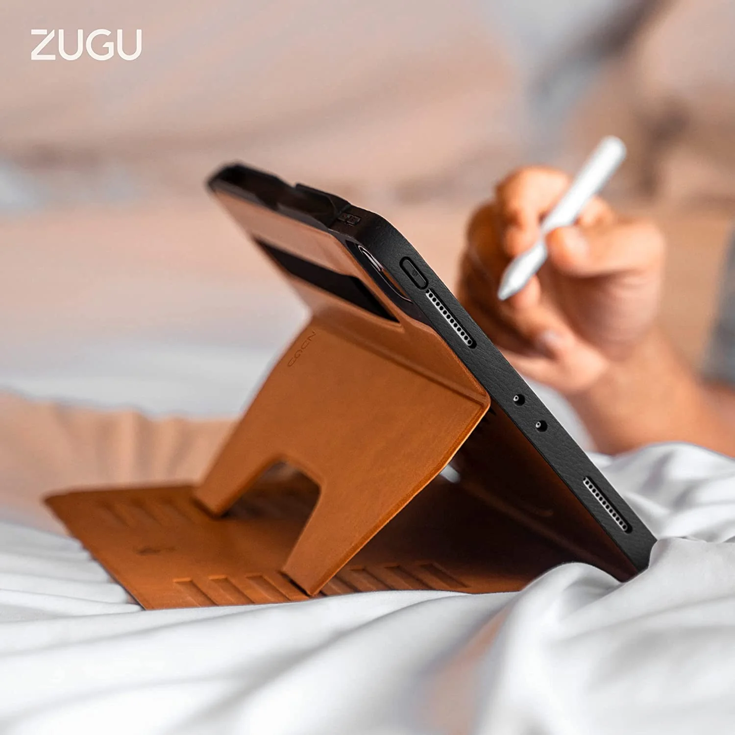 Zugu iPad Folio Case Magnetic Stand iPad 7th / 8th / 9th Gen 10.2 inch - Pine - Image 6