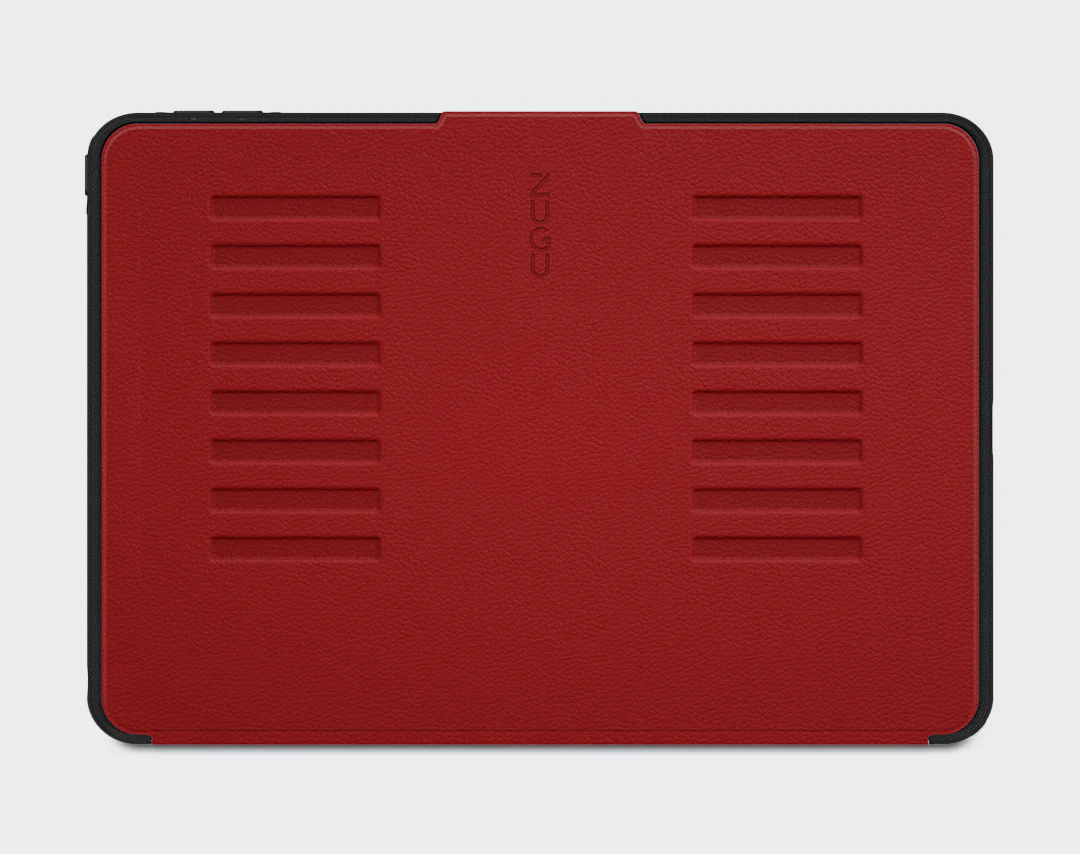 Zugu iPad Folio Case Magnetic Stand iPad 7th / 8th / 9th Gen 10.2 inch - Red - Image 2