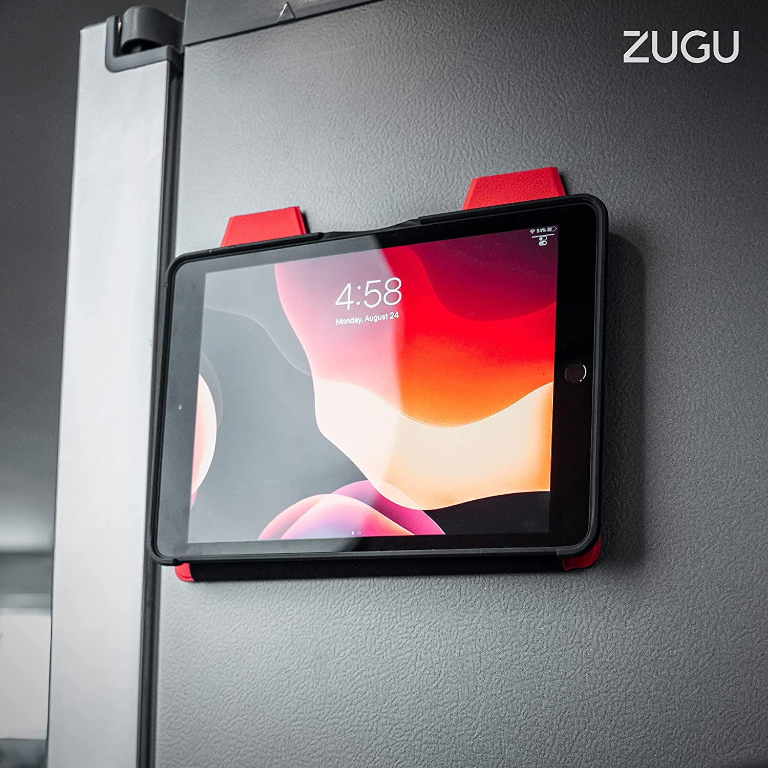 Zugu iPad Folio Case Magnetic Stand iPad 7th / 8th / 9th Gen 10.2 inch - Red - Image 4