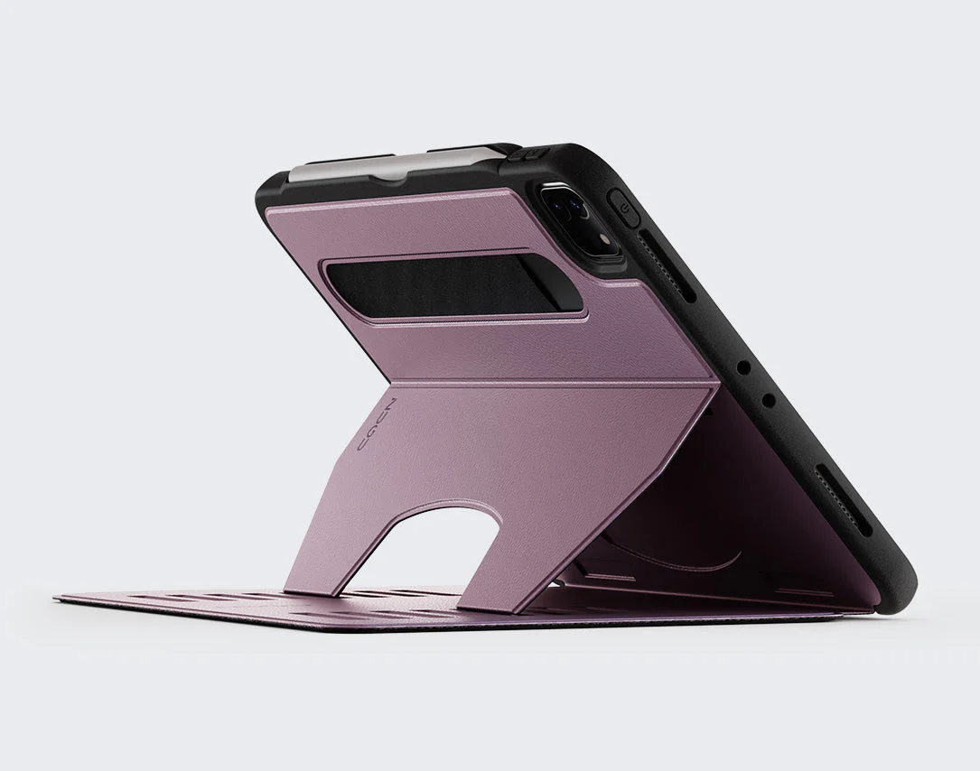 Zugu iPad Folio Case Magnetic Stand iPad Pro 11 inch 4th 3rd 2nd 1st Gen - Berry Purple - Image 4