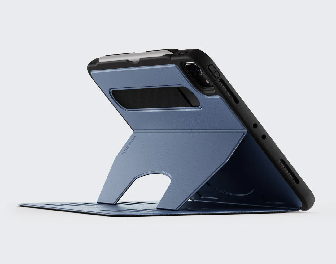 Zugu iPad Folio Case Magnetic Stand iPad Pro 11 inch 4th 3rd 2nd 1st Gen - Slate Blue - Image 2