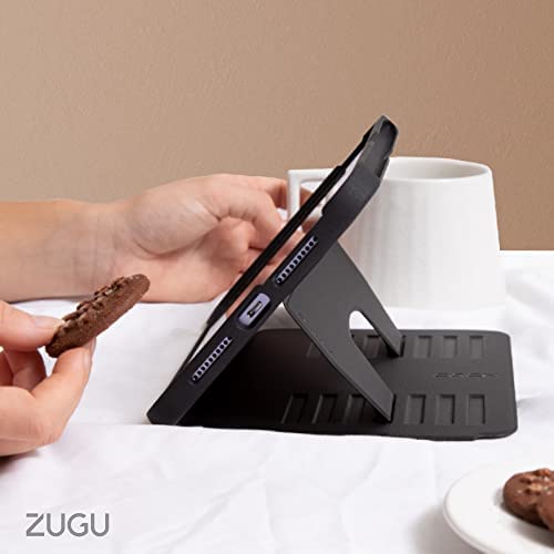 Zugu Rugged Folio Case iPad Mini 6/7 /A17 Pro Gen with Magnetic Stand - Black - Image 5