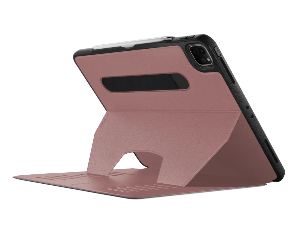 Zugu Magnetic Rugged Folio Case iPad Pro 12.9 in 6th & 5th Gen - Desert Rose - Image 6