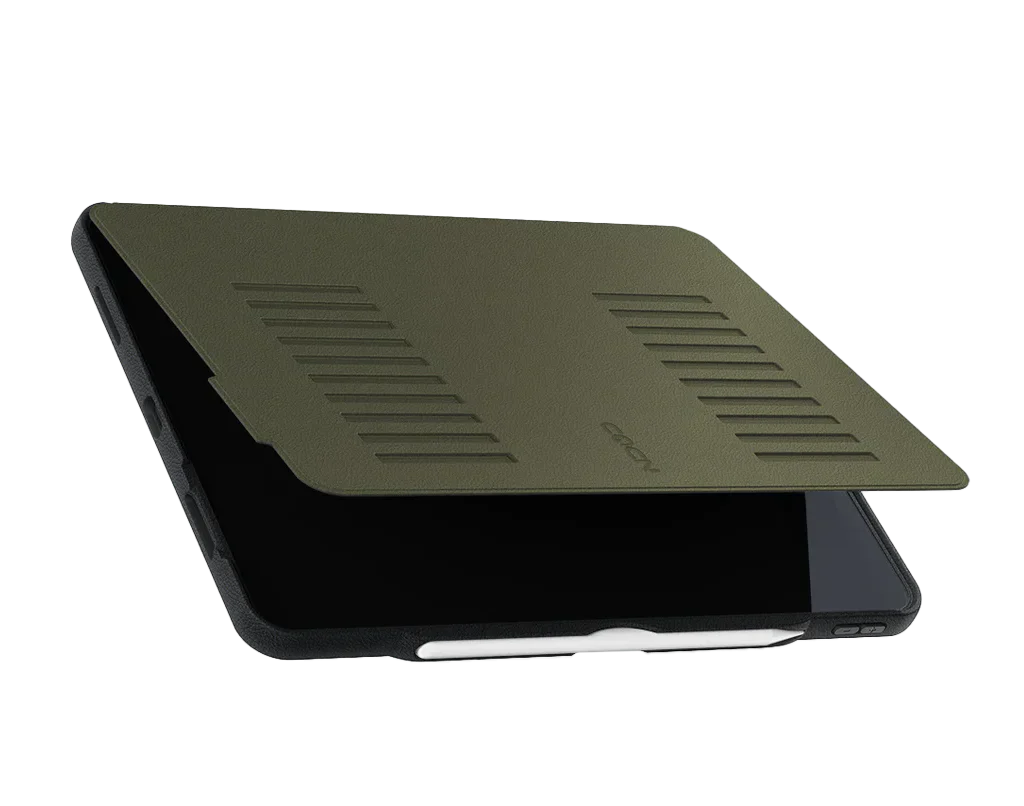 Zugu Magnetic Rugged Folio Case iPad Pro 12.9 in 6th & 5th Gen - Olive Green - Image 2