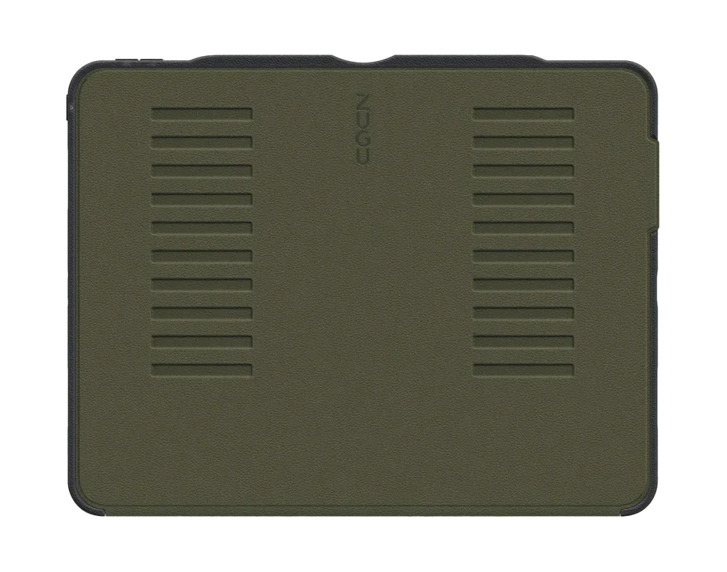 Zugu Magnetic Rugged Folio Case iPad Pro 12.9 in 6th & 5th Gen - Olive Green - Image 3