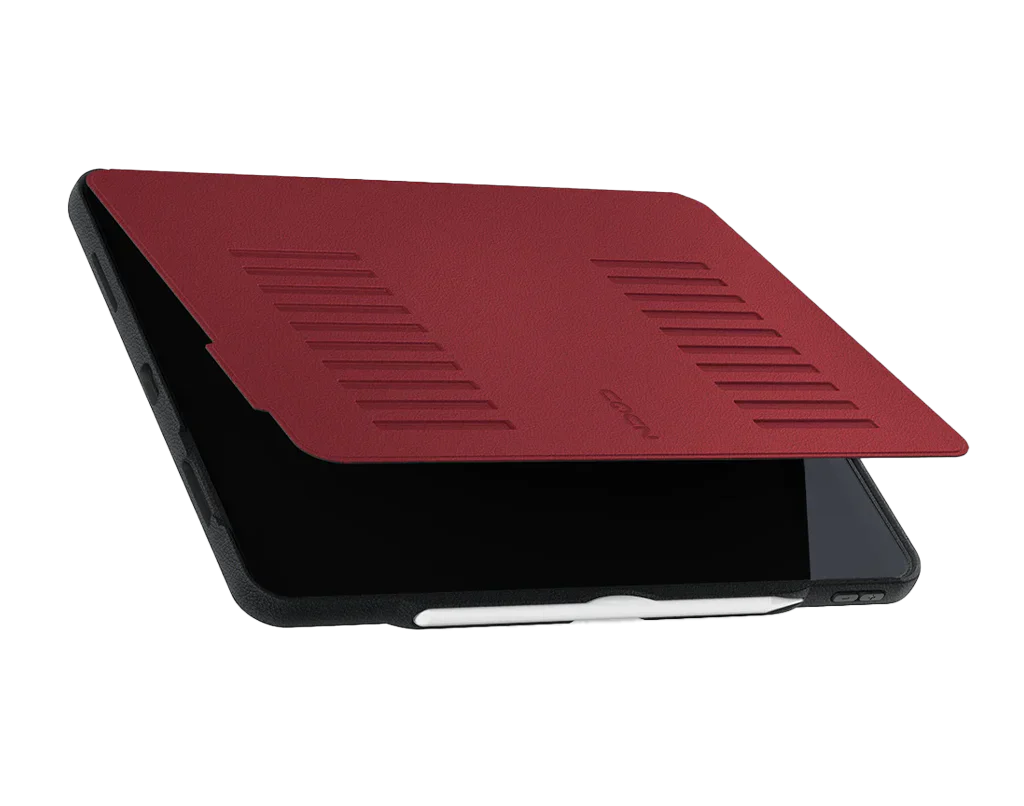 Zugu Magnetic Rugged Folio Case iPad Pro 12.9 in 6th & 5th Gen - Scarlet Red - Image 2