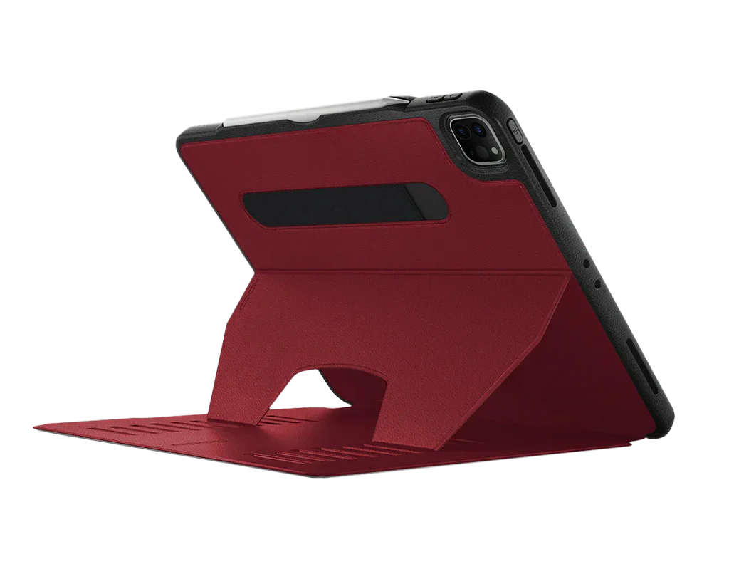 Zugu Magnetic Rugged Folio Case iPad Pro 12.9 in 6th & 5th Gen - Scarlet Red - Image 4