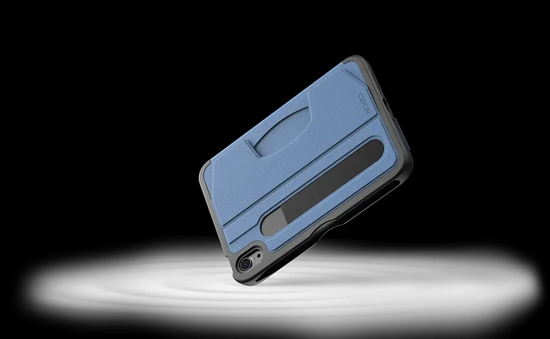 Zugu Rugged Folio Case iPad Mini 6/7 /A17 Pro Gen & Magnetic Stand - Blue - Image 5