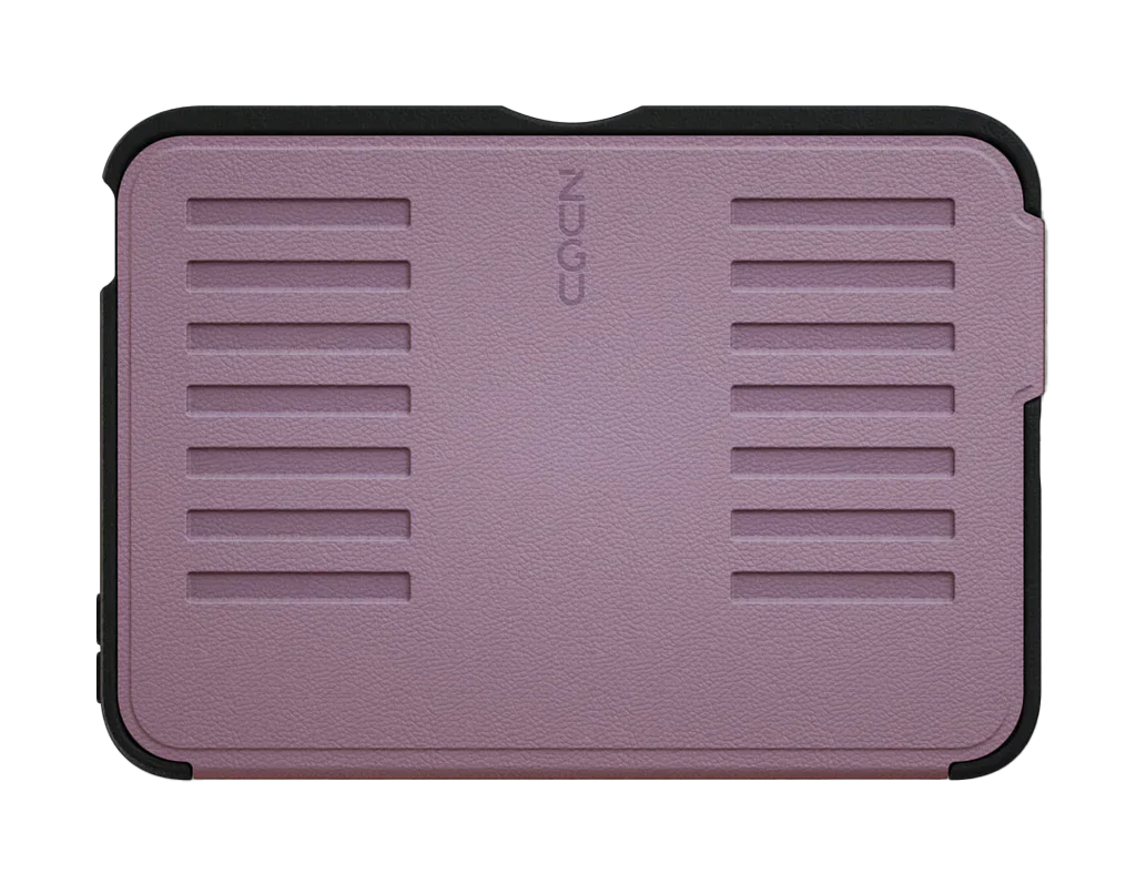 Zugu Rugged Folio Case iPad Mini 6/7 /A17 Pro Gen & Magnetic Stand - Purple - Image 2